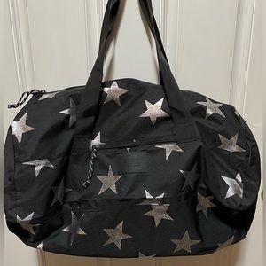 Victorias Secret Silver Stars Duffle Bag